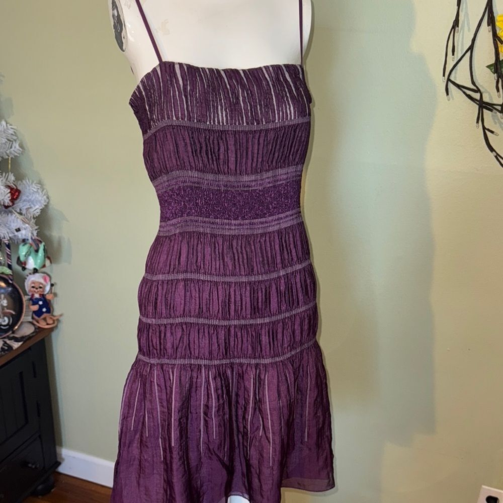Max Studio broomstick  Purple Women's Dress